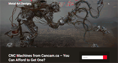 Desktop Screenshot of metal-art-designs.com